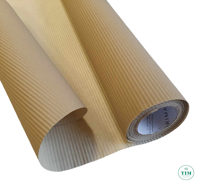 PAPIER KARBOWANY 50CMX10M NATURALNY