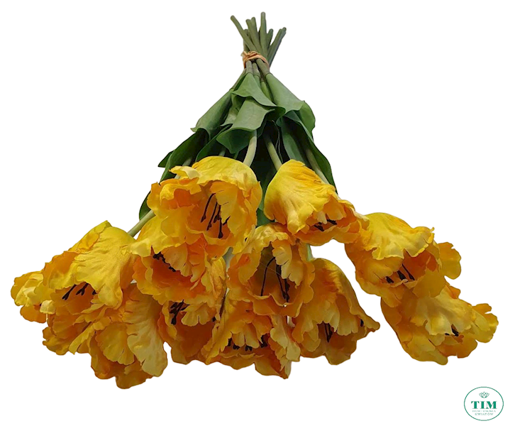 TULIPAN GAŁĄZKA X12 ART260 ŻÓŁTY