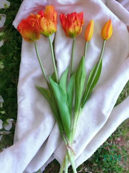 TULIPAN BUKIET GUMOWANY PAPUZI TL14 MIX KOLOR