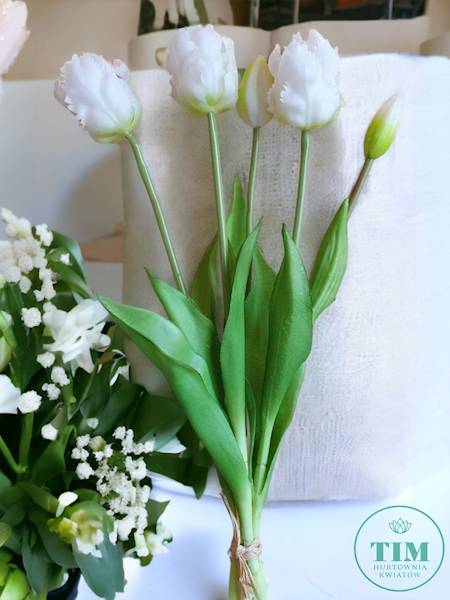 TULIPAN BUKIET GUMOWANY PAPUZI TL14 MIX KOLOR