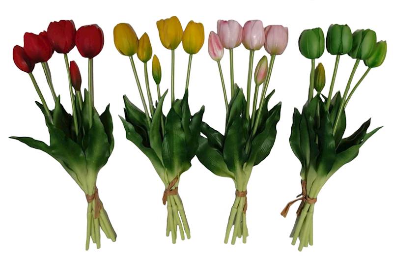 TULIPAN BUKIET GUMOWANY TLJY01 MIX KOLOR
