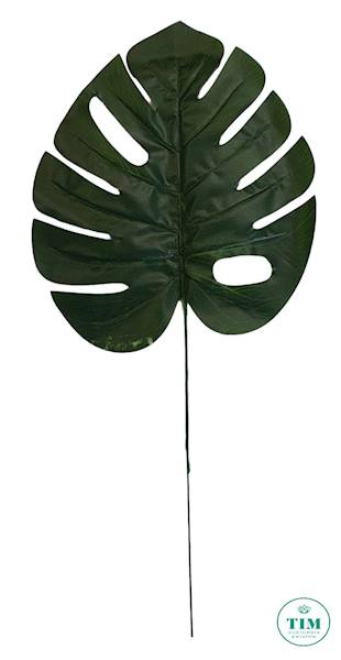 LIŚĆ MONSTERA GUMOWANY X12 410004 ZIELONY
