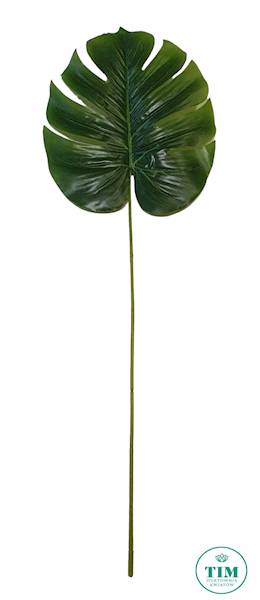 LIŚĆ MONSTERA GUMOWANY X12 VIP903 ZIELONY