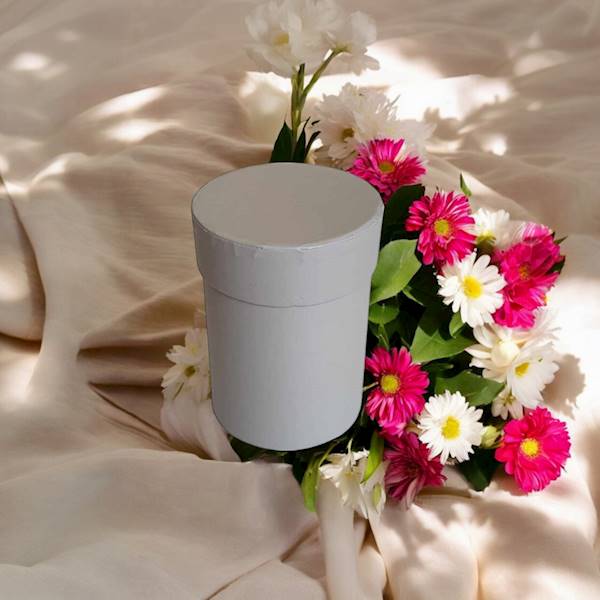 FLOWER BOX SZARY