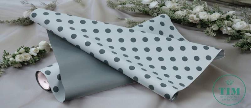 FOLIA SAT. MATOWA GROSZKI 50CMX8MT SZARY
