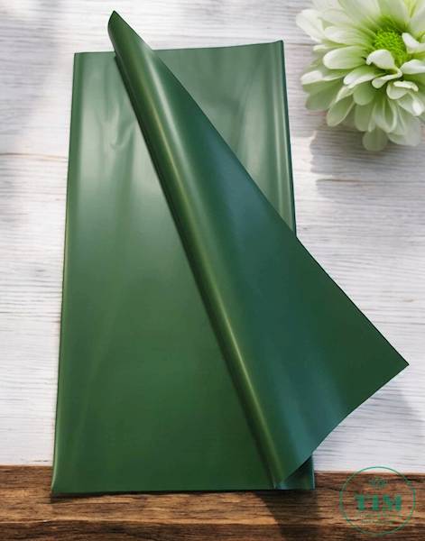 FOLIA ARKUSZ X20 58CMX58CM ZIELONY CIEMNY