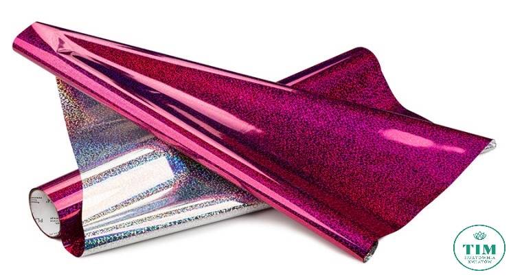 FOLIA LASER 48CMX10Y RÓŻOWY CIEMNY