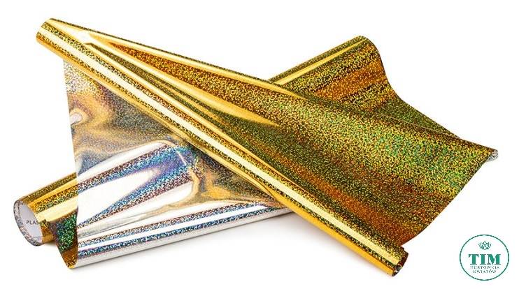 FOLIA LASER 48CMX10Y ZŁOTY