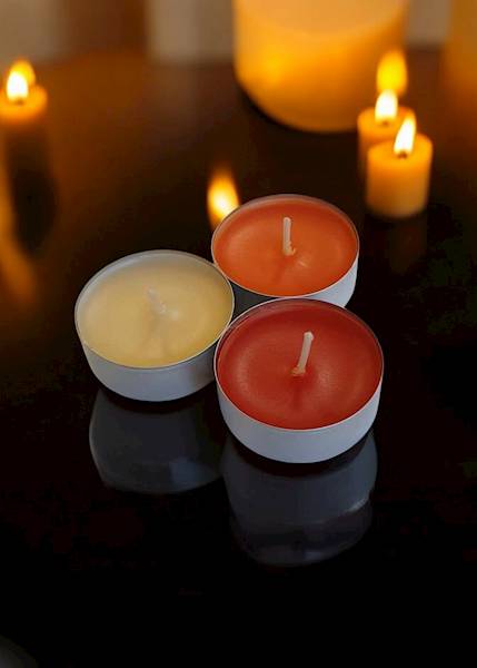 TEALIGHT ZAPACHOWY X18 P151863 POMARAŃCZA