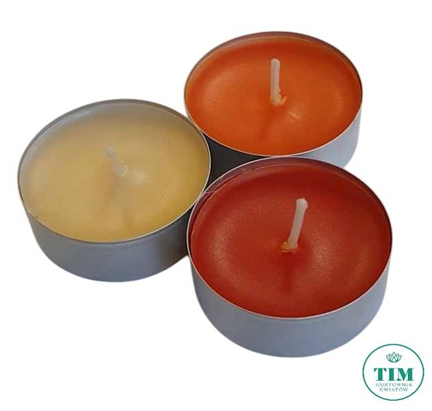 TEALIGHT ZAPACHOWY X18 P151863 POMARAŃCZA