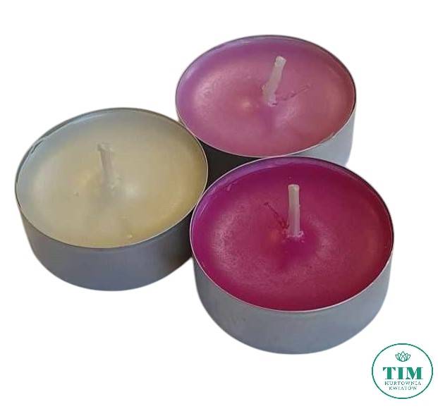 TEALIGHT ZAPACHOWY X18 P1518157 PIWONIA