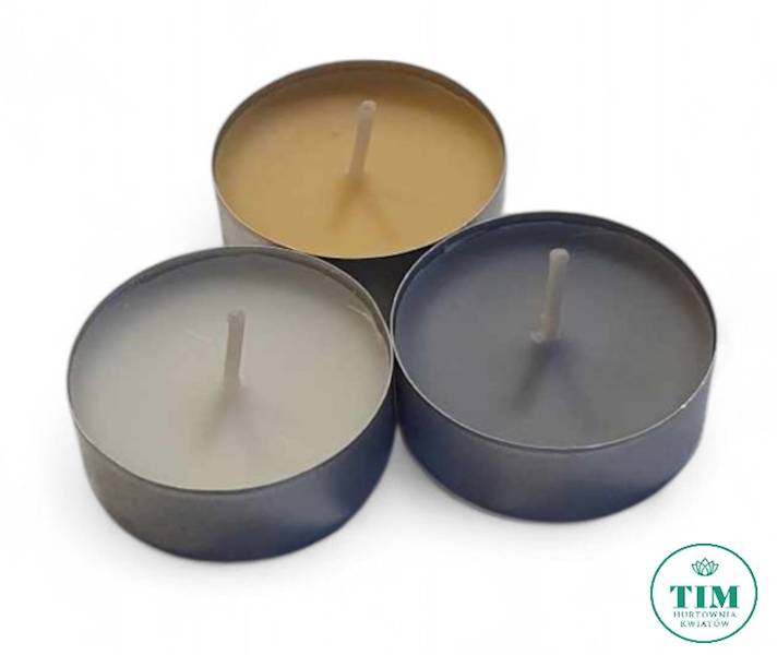 TEALIGHT ZAPACHOWY X18 P1518179 BIAŁE KWIATY