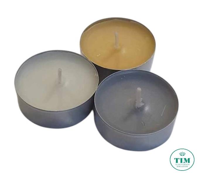 TEALIGHT ZAPACHOWY X30 P1530179 BIAŁE KWIATY