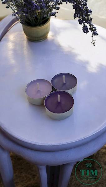 TEALIGHT ZAPACHOWY X18 P151879 LAWENDA