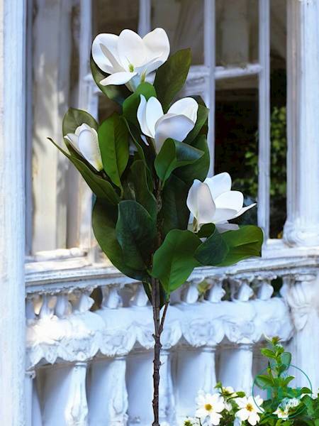 MAGNOLIA GAŁĄZKA GUMOWANA MAG1001 BIAŁY