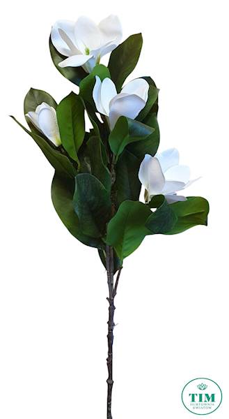 MAGNOLIA GAŁĄZKA GUMOWANA MAG1001 BIAŁY