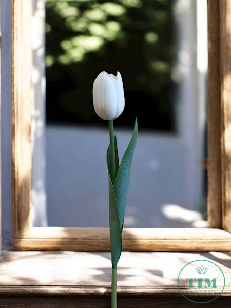 TULIPAN GAŁĄZKA GUMOWANY AJ06246 MIX KOLOR