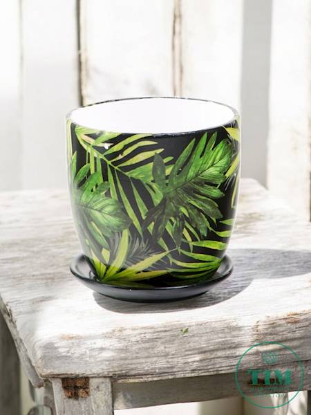 DONICA Z PODSTAWKĄ 0524315 MONSTERA ZIELONY