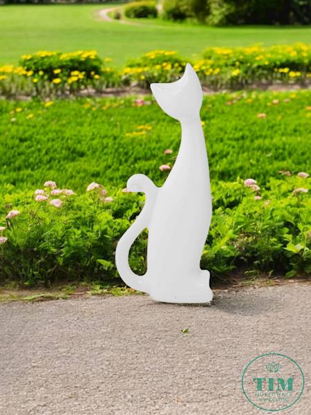 FIGURKA KOT CERAMIKA 3903930 BIAŁY