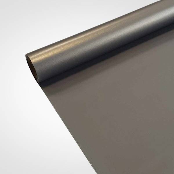 FOLIA SATYNOWA MATOWA GŁADKA 50XMX8M SZARY METALIK