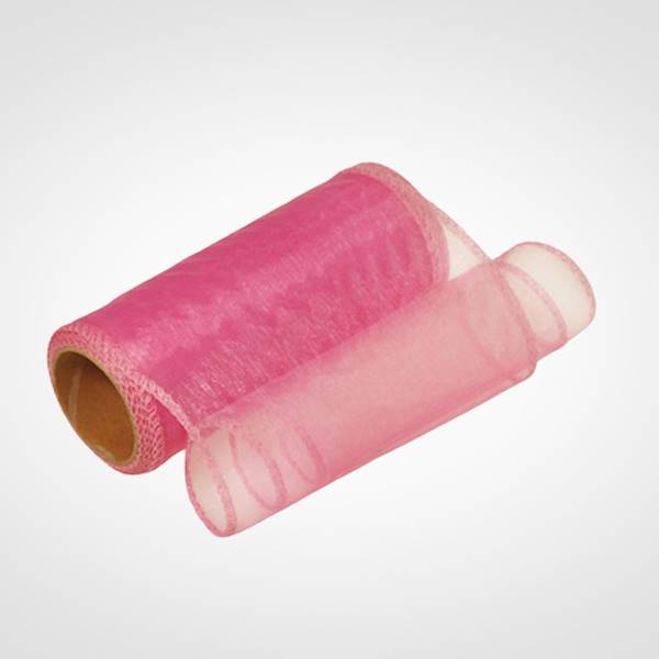 ORGANZA 12CM RÓŻOWY CIEMNY