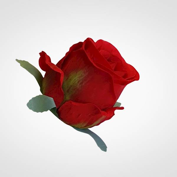 RÓŻA WYROBOWA 3D X12 VIP1746 CZERWONY