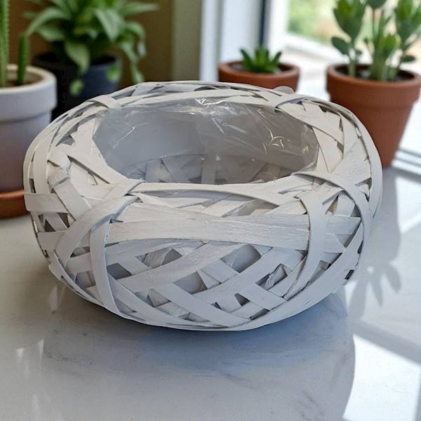 OSŁONKA RATTAN OSBERBOKT259 BIAŁY