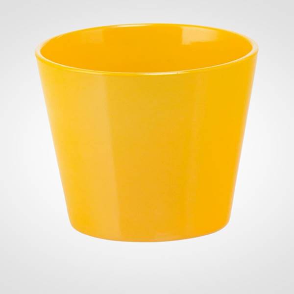 OSŁONKA CERAMIKA 7100313 ŻÓŁTY 12CM