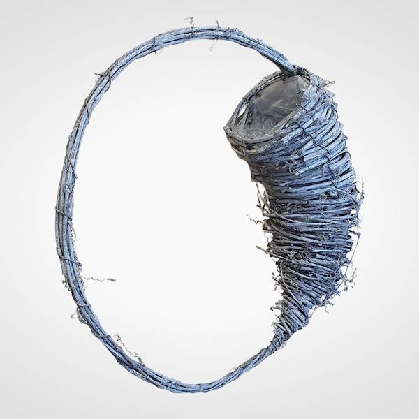 KOSZ WIKLINOWY HT24035GR SZARY