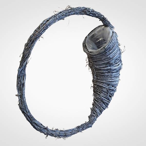 KOSZ WIKLINOWY HT24034GR SZARY