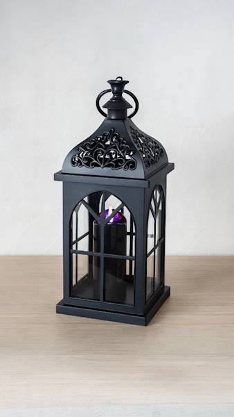 ŚWIECA LED 224WAXBATGR GRAFITOWY