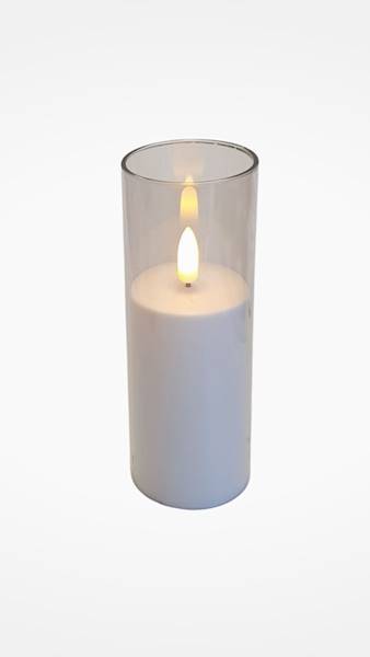 ŚWIECA LED 1723WAX BIAŁY