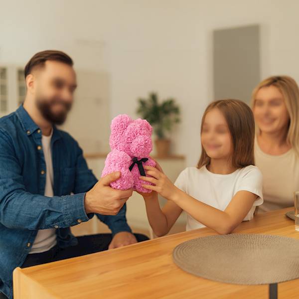 MIŚ DEKORACJA TBC20PI RÓŻOWY