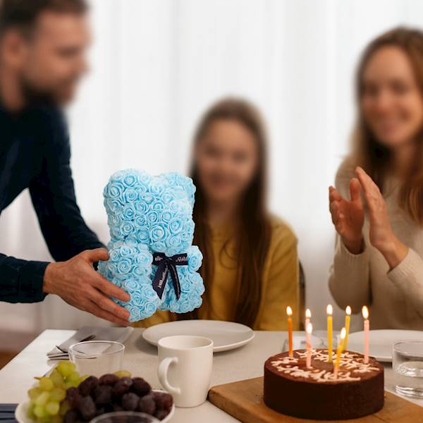 MIŚ DEKORACJA TBC20BL NIEBIESKI