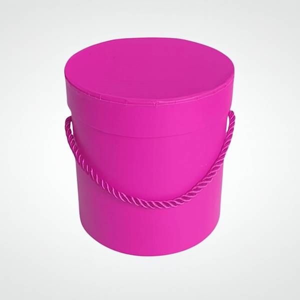 FLOWER BOX X1 GŁADKI MAGENTA