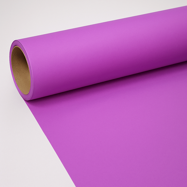 FOLIA SATYNOWA GŁADKA 50CMX9Y MAGENTA