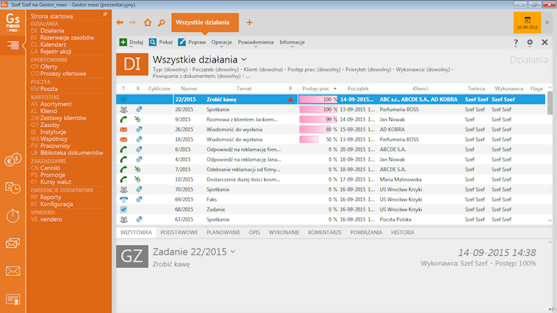 Program InsERT Gestor NEXO 1-Stanowisko