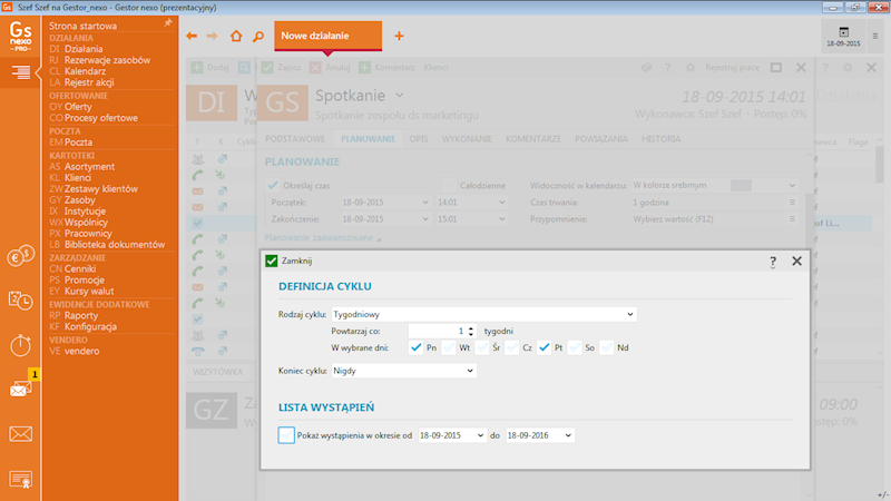 Program InsERT Gestor NEXO PRO 3-Stanowiska