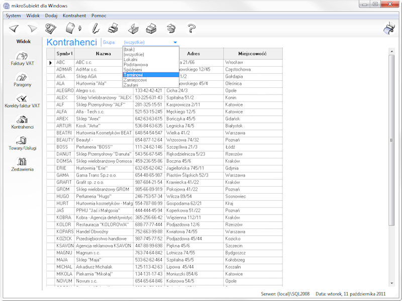 Program InsERT mikroSubiekt 1-Stanowisko