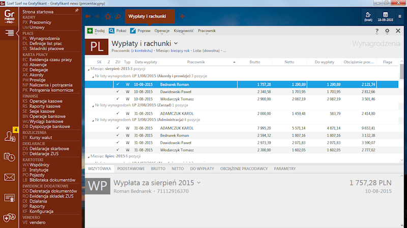 Program InsERT Gratyfikant NEXO PRO 50-Pracowników