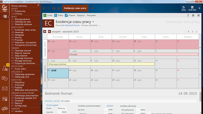 Program InsERT Gratyfikant NEXO PRO 50-Pracowników