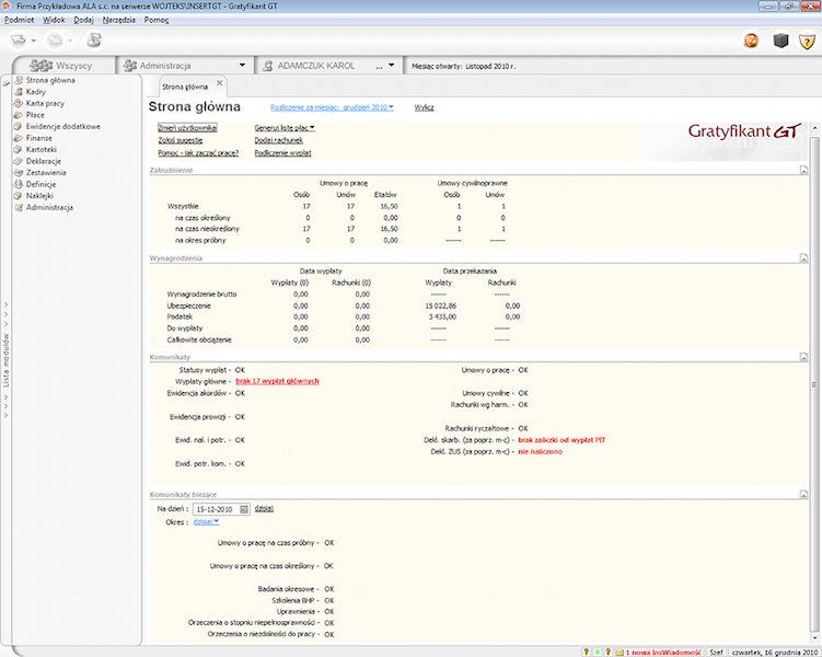 Program InsERT Gratyfikant GT Sfera 1-Podmiot