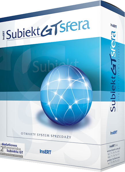 Program InsERT Subiekt GT 3-Stanowiska+Sfera 1-St.