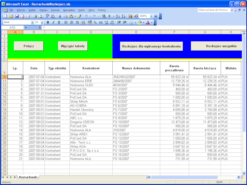 Program InsERT Sfera dla Rewizora GT 1-Stanowisko
