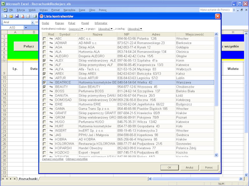 Program InsERT Sfera dla Rewizora GT 1-Stanowisko