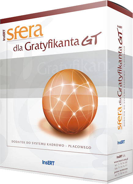 Program InsERT Sfera dla Gratyfika GT 1-Stanowisko