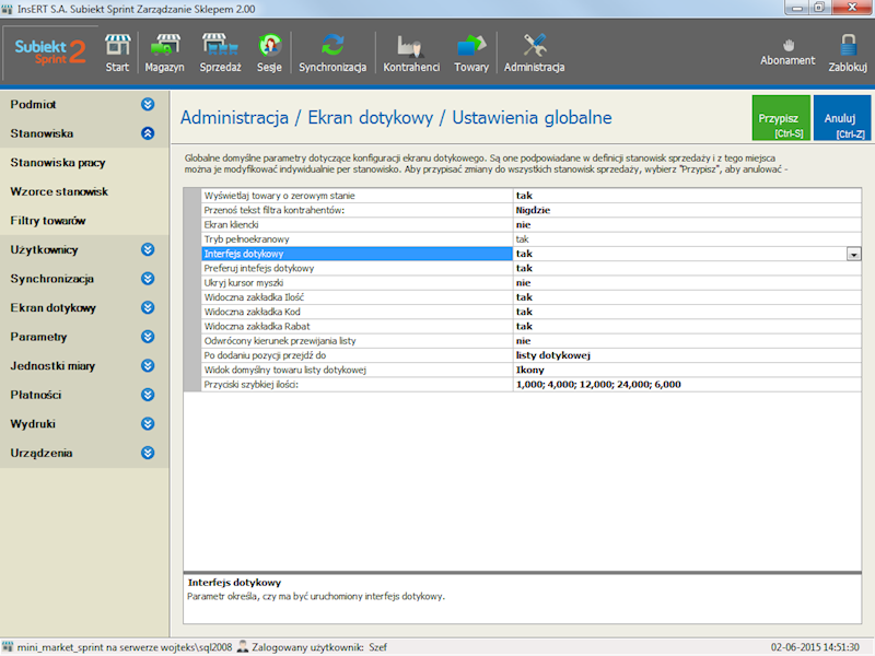 Program InsERT Subiekt Sprint2 1-Stanowisko