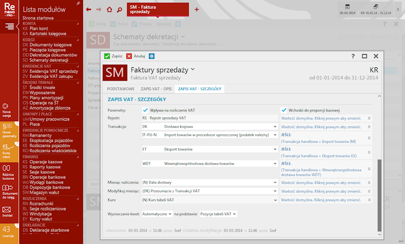 Program InsERT Rewizor NEXO PRO 1-Stanowisko