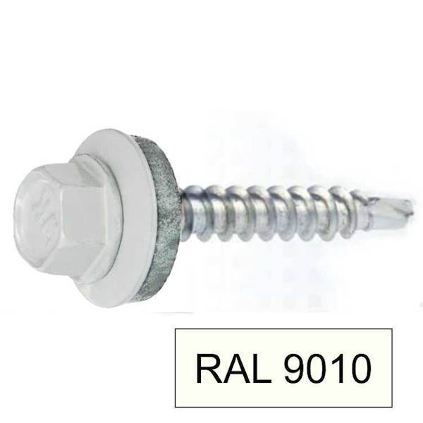 Wkręt farmerski 4,8x20 P15048200 RAL 9010, 1000 szt.