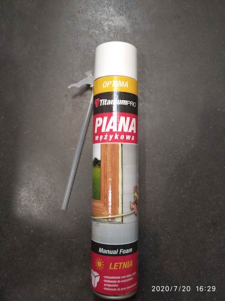 Piana rurkowa Titanum Optima 700ml  LETNIA